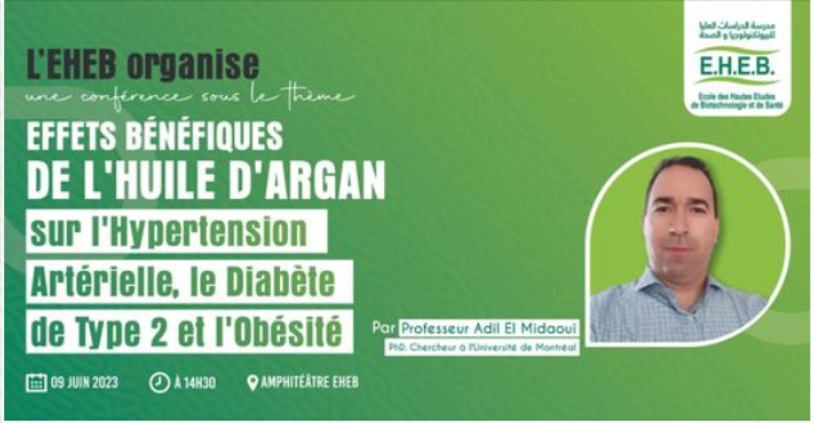 Conference Effets bénéfiques de l'Huile