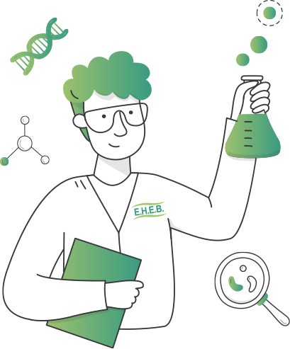 Etudiant eheb en laboratoire 