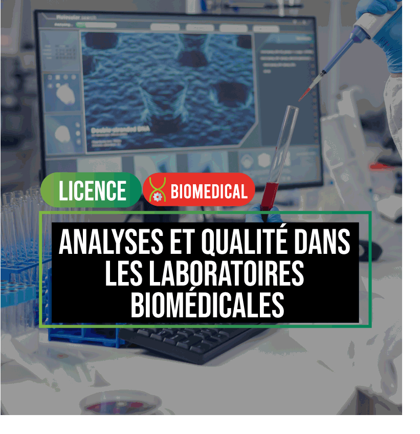 icone Analyse et qualité dans les laboratoires biomedicales